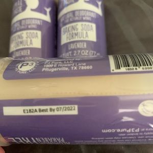 Lot of 3 New Unopened Primal Pit Paste Lavender